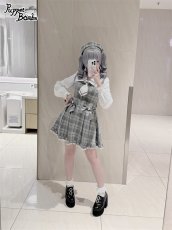 画像41: 【Last one】【PuppetBombs】Q112 探偵チェックワンピースセット (41)