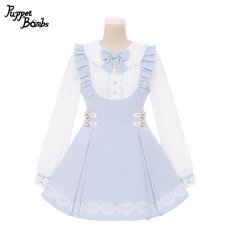 画像5: 【Puppet Bombs】【Last one】Q116 レイヤード風ワンピース (5)