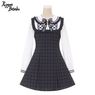 To Alice 水色ギンガムチェックワンピース ワンピース - To Alice