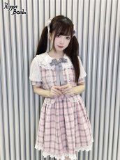 画像11: 【PuppetBombs】Q118 チェックセットアップ風ワンピース【30%OFF】【期間限定】 (11)