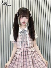 画像7: 【PuppetBombs】Q118 チェックセットアップ風ワンピース【30%OFF】【期間限定】 (7)