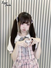 画像12: 【PuppetBombs】Q118 チェックセットアップ風ワンピース【30%OFF】【期間限定】 (12)