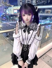 画像11: 【PuppetBombs】Q119 レース切り替えフリルブラウス (11)