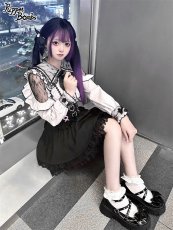 画像14: 【PuppetBombs】Q119 レース切り替えフリルブラウス (14)