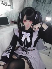 画像8: 【Puppet Bombs】Q125 肩フリルサス付きベルトデザインスカート【30%OFF】 (8)