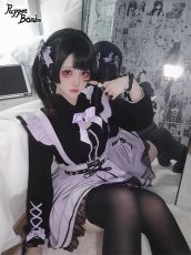 画像6: 【Puppet Bombs】Q125 肩フリルサス付きベルトデザインスカート【30%OFF】 (6)