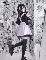 画像13: 【Puppet Bombs】Q125 肩フリルサス付きベルトデザインスカート【30%OFF】 (13)