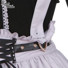 画像4: 【Puppet Bombs】Q125 肩フリルサス付きベルトデザインスカート【30%OFF】 (4)