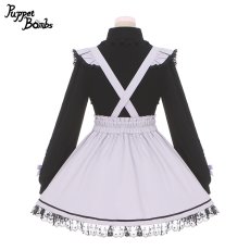 画像3: 【Puppet Bombs】Q125 肩フリルサス付きベルトデザインスカート【30%OFF】 (3)