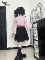画像28: 【PuppetBombs】Q133 オフショルリボンドッキングワンピースセット【30%OFF】【期間限定】 (28)