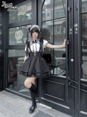 画像9: 【Puppet Bombs】Q138 総レース切り替えスタンドブラウス【30%OFF】 (9)