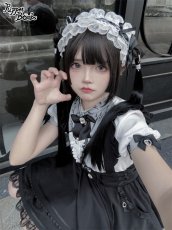 画像6: 【Puppet Bombs】Q138 総レース切り替えスタンドブラウス【30%OFF】 (6)