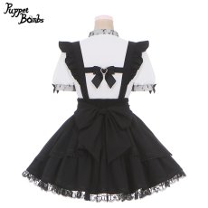 画像4: 【Puppet Bombs】Q138 総レース切り替えスタンドブラウス【30%OFF】 (4)