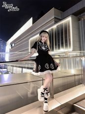 画像6: 【Last one】【Puppet Bombs】QS58 ビジューロゴリボンベレー帽 (6)