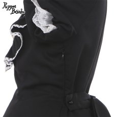 画像4: 【PuppetBombs】Q142 十字架刺繍入りパフ袖ワンピース【30%OFF】 (4)