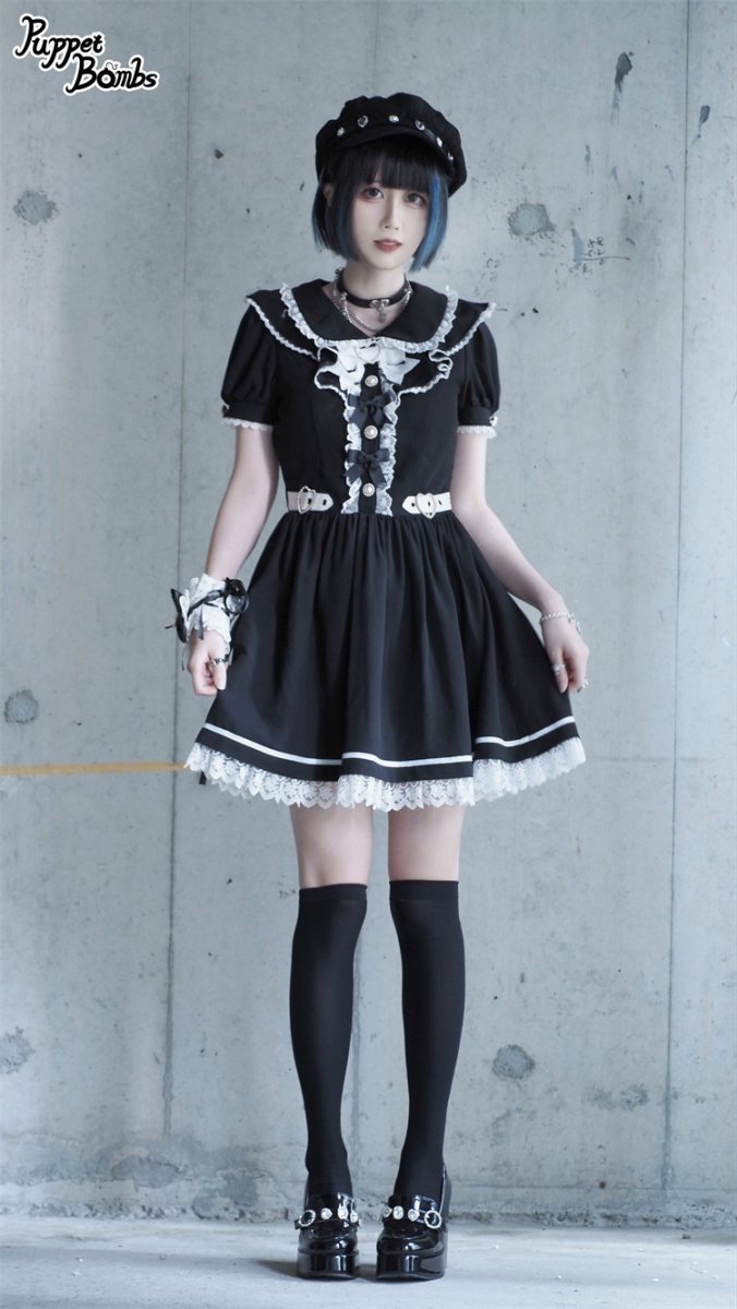 画像12: 【Puppet Bombs】QZ17 ビジューデコハイヒールパンプス【30％OFF】 (12)