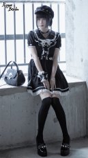 画像12: 【PuppetBombs】Q143 リボンデコパフ袖ワンピース【30%OFF】【期間限定】 (12)