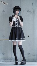 画像5: 【PuppetBombs】Q143 リボンデコパフ袖ワンピース【30%OFF】【期間限定】 (5)