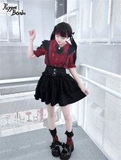 画像13: 【PuppetBombs】Q147 ダブルリボンサス付きスカート (13)