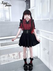 画像6: 【PuppetBombs】Q147 ダブルリボンサス付きスカート (6)