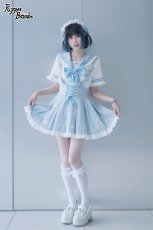 画像7: 【PuppetBombs】Q148 ハートくり抜きセーラートップス (7)