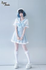 画像8: 【PuppetBombs】Q148 ハートくり抜きセーラートップス (8)