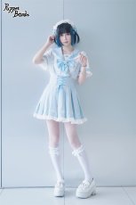 画像9: 【PuppetBombs】Q148 ハートくり抜きセーラートップス (9)