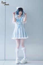 画像10: 【PuppetBombs】Q148 ハートくり抜きセーラートップス (10)
