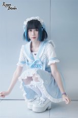 画像13: 【PuppetBombs】Q148 ハートくり抜きセーラートップス (13)