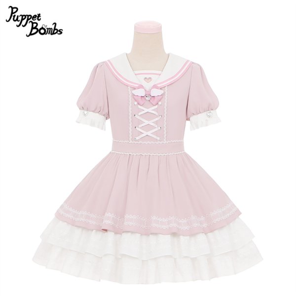 新品　未使用　２点セット　ミニワンピース　天使の羽　親子セット 6242654_L.jpg