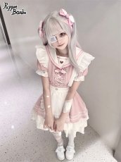 画像11: 【PuppetBombs】Q156 天使のティアードセーラーワンピース【30%OFF】【期間限定】 (11)