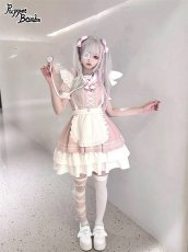 画像13: 【PuppetBombs】Q156 天使のティアードセーラーワンピース【30%OFF】【期間限定】 (13)