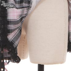 画像5: 【Last one】【Puppet Bombs】Q158 チェック切り替えセーラーベルトデザインワンピース【30％OFF】 (5)