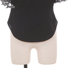 画像3: 【Puppet Bombs】Q160十字架刺繍ネクタイ付き変形襟ブラウス【30％OFF】 (3)