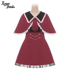 画像4: 【Puppet Bombs】Q161 十字架レースフレアサス付きスカート【30％OFF】 (4)