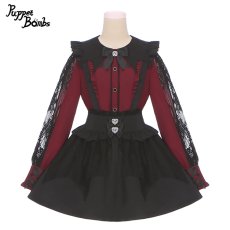 画像5: 【Puppet Bombs】Q163 コルセット風サス付きスカート【30%OFF】 (5)