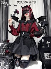 画像7: 【Puppet Bombs】Q163 コルセット風サス付きスカート【30%OFF】 (7)