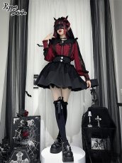 画像8: 【Puppet Bombs】Q163 コルセット風サス付きスカート【30%OFF】 (8)