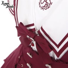 画像3: 【Puppet Bombs】Q164 学生風PBブラウス【30％OFF】 (3)