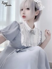 画像6: 【PuppetBombs】Q166 ボックスプリーツヨークワンピース【30%OFF】【期間限定】 (6)