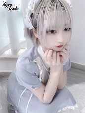 画像4: 【PuppetBombs】Q166 ボックスプリーツヨークワンピース【30%OFF】【期間限定】 (4)