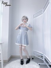 画像13: 【PuppetBombs】Q166 ボックスプリーツヨークワンピース【30%OFF】【期間限定】 (13)