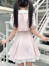 画像14: 【Puppet Bombs】【Last one】Q168レイヤード風パールチェーン付きワンピース【30％OFF】 (14)