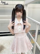 画像10: 【Puppet Bombs】【Last one】Q168レイヤード風パールチェーン付きワンピース【30％OFF】 (10)