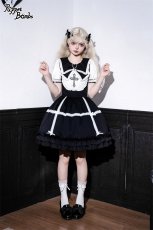 画像4: 【PuppetBombs】Q169 十字架刺繍リボン襟ワンピース【30%OFF】【期間限定】 (4)