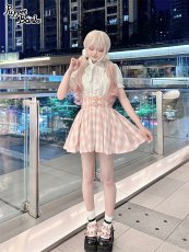 画像11: 【Puppet Bombs】Q171 ロゴ刺繍ボウタイブラウス【30％OFF】 (11)