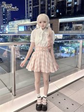 画像10: 【Puppet Bombs】Q171 ロゴ刺繍ボウタイブラウス【30％OFF】 (10)