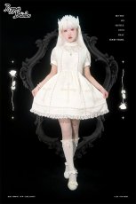 画像4: 【PuppetBombs】Q174 十字架レース切り替えワンピース 【30%OFF】【期間限定】 (4)