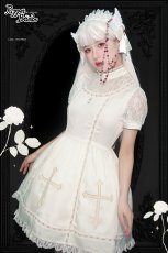 画像9: 【PuppetBombs】Q174 十字架レース切り替えワンピース 【30%OFF】【期間限定】 (9)
