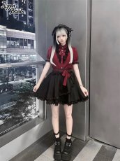 画像11: 【Puppet Bombs】Q194 アシンメトリーデザインフレアスカート【30％OFF】 (11)